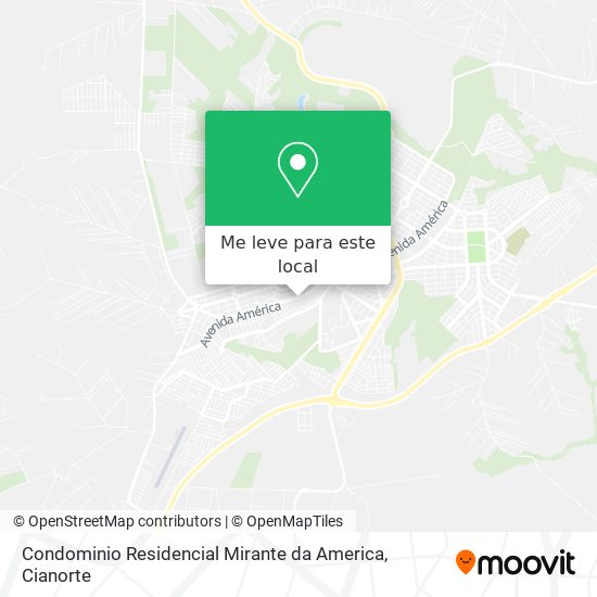 Condominio Residencial Mirante da America mapa