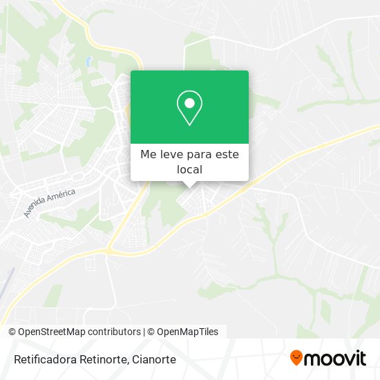 Retificadora Retinorte mapa