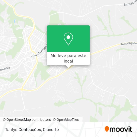 Tanfys Confecções mapa