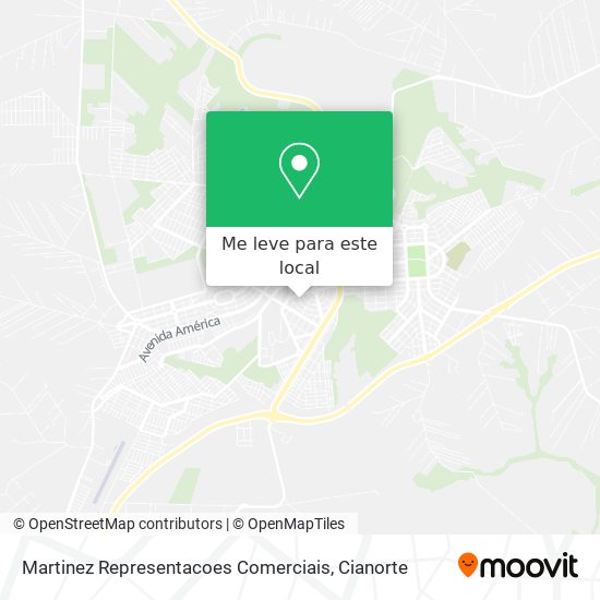 Martinez Representacoes Comerciais mapa