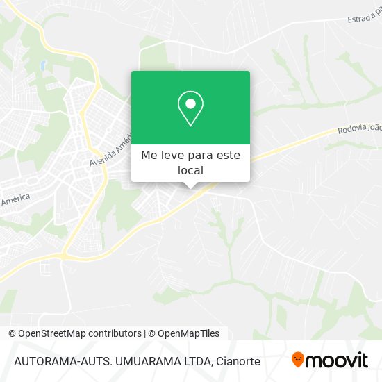 AUTORAMA-AUTS. UMUARAMA LTDA mapa