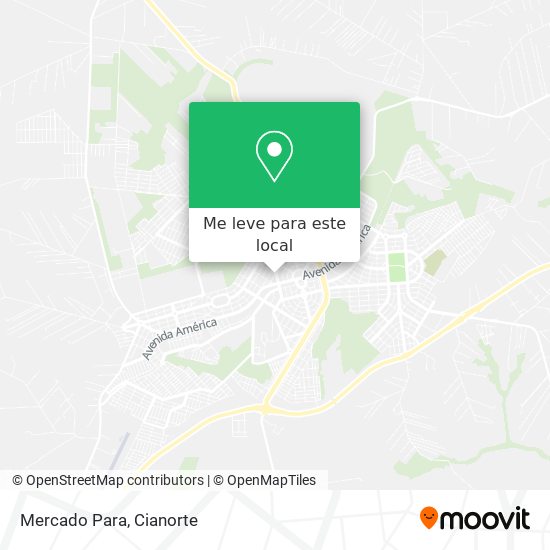 Mercado Para mapa