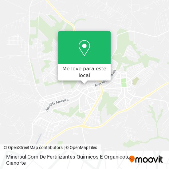 Minersul Com De Fertilizantes Quimicos E Organicos mapa