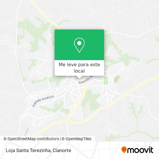 Loja Santa Terezinha mapa