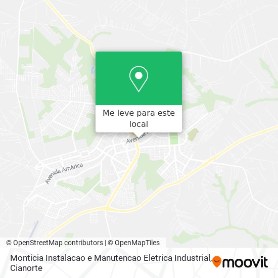 Monticia Instalacao e Manutencao Eletrica Industrial mapa