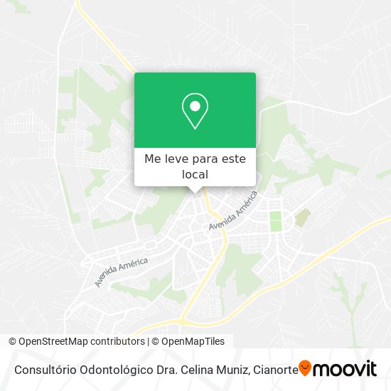 Consultório Odontológico Dra. Celina Muniz mapa