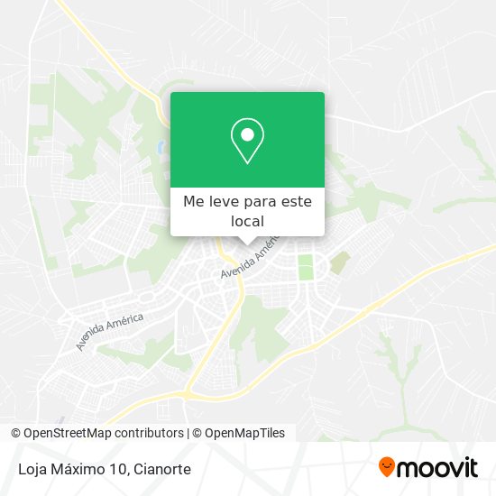 Loja Máximo 10 mapa