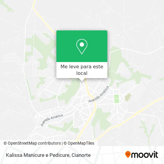 Kalissa Manicure e Pedicure mapa