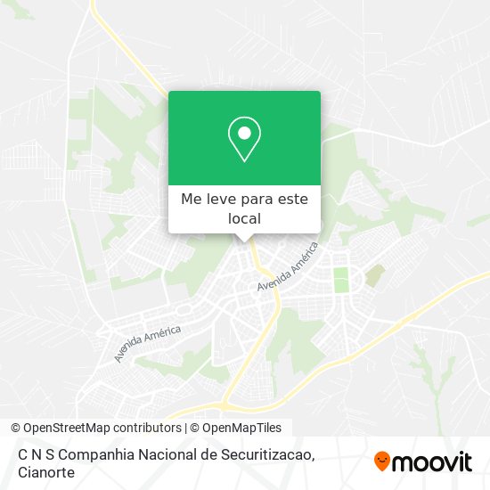 C N S Companhia Nacional de Securitizacao mapa