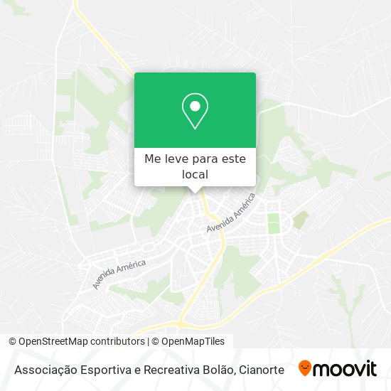Associação Esportiva e Recreativa Bolão mapa