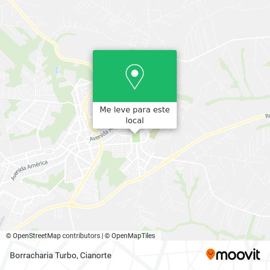 Borracharia Turbo mapa