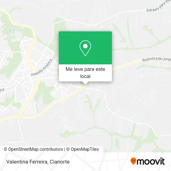 Valentina Ferreira mapa