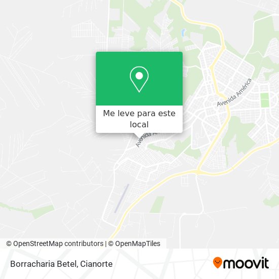 Borracharia Betel mapa