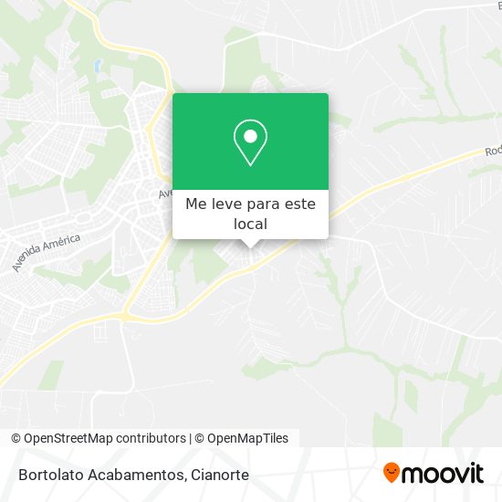 Bortolato Acabamentos mapa