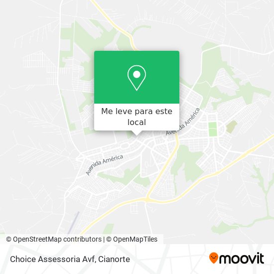 Choice Assessoria Avf mapa