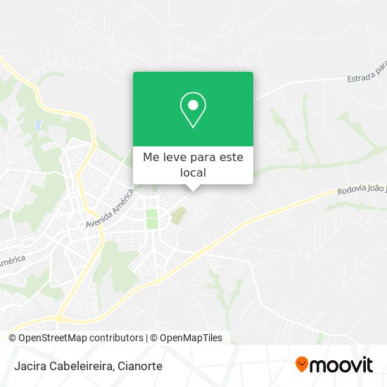 Jacira Cabeleireira mapa