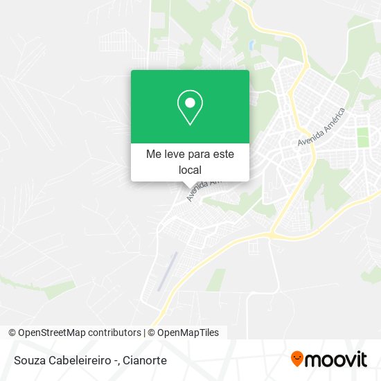 Souza Cabeleireiro - mapa