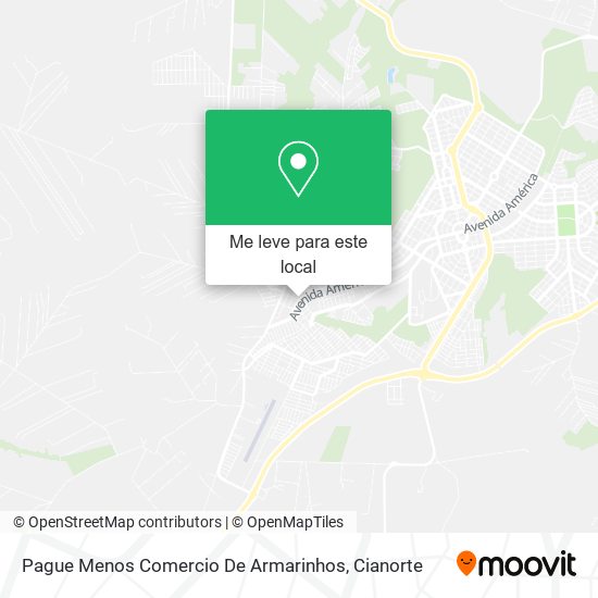 Pague Menos Comercio De Armarinhos mapa