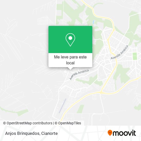 Anjos Brinquedos mapa