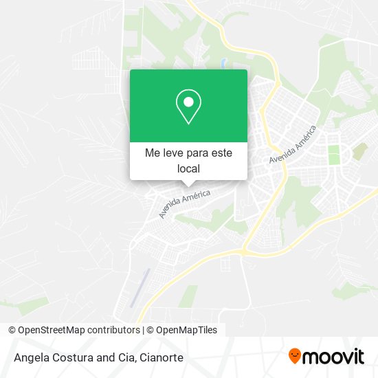 Angela Costura and Cia mapa