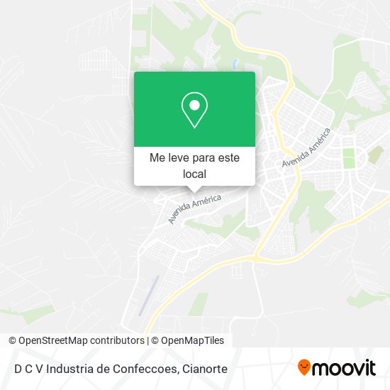 D C V Industria de Confeccoes mapa