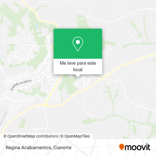 Regina Acabamentos mapa