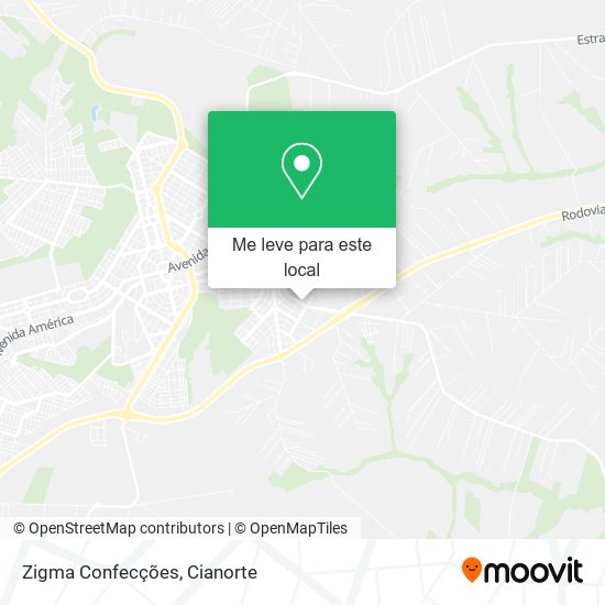 Zigma Confecções mapa