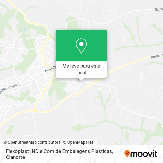 Flexoplast IND e Com de Embalagens Plasticas mapa