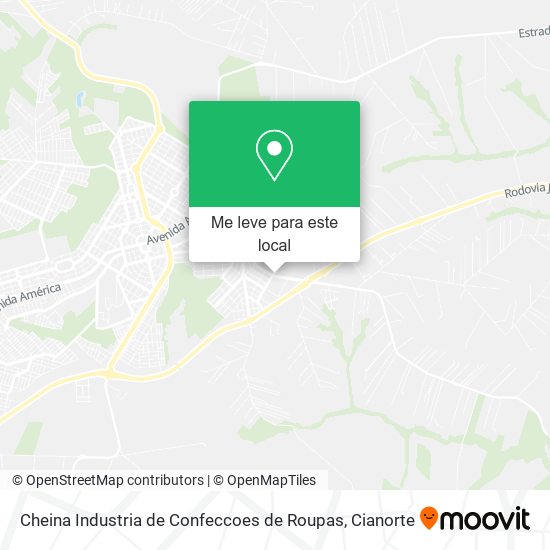 Cheina Industria de Confeccoes de Roupas mapa