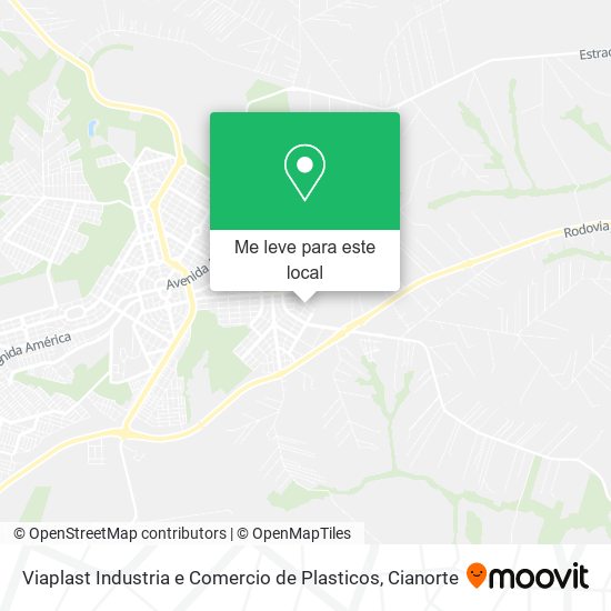 Viaplast Industria e Comercio de Plasticos mapa