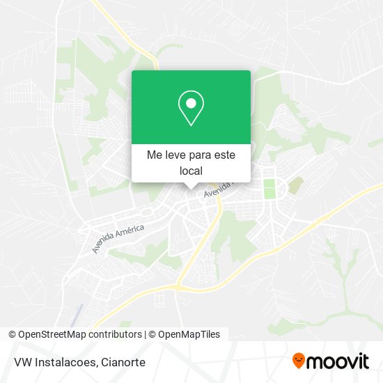 VW Instalacoes mapa