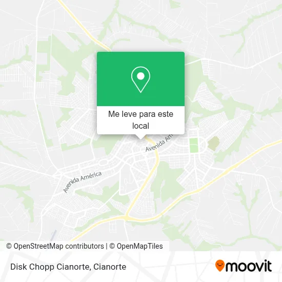Disk Chopp Cianorte mapa