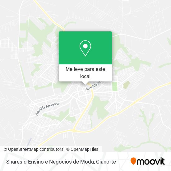 Sharesiq Ensino e Negocios de Moda mapa