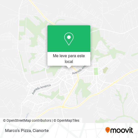 Marco's Pizza mapa