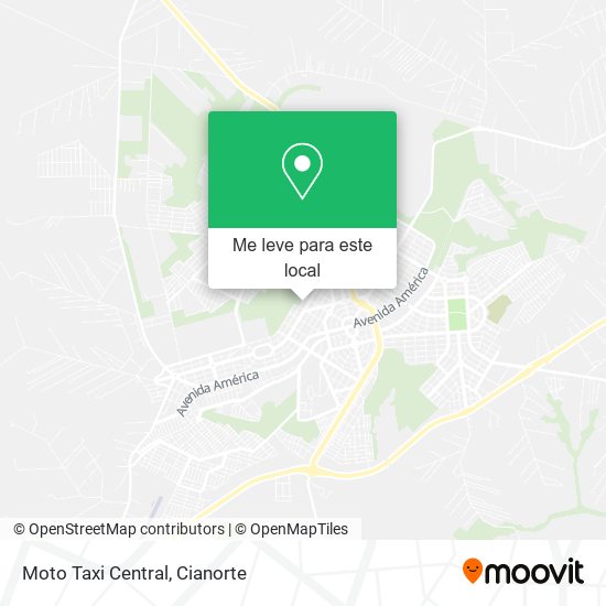 Moto Taxi Central mapa