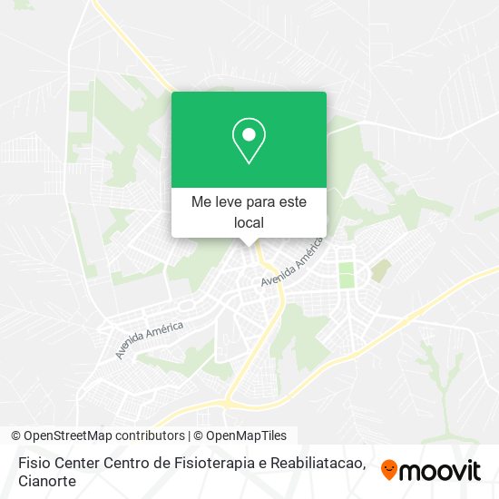 Fisio Center Centro de Fisioterapia e Reabiliatacao mapa
