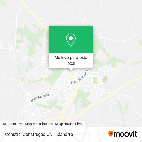 Constral Construção Civil mapa