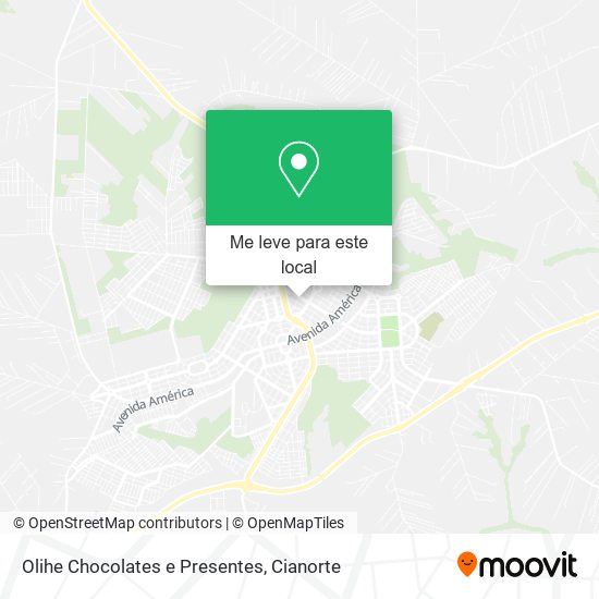 Olihe Chocolates e Presentes mapa