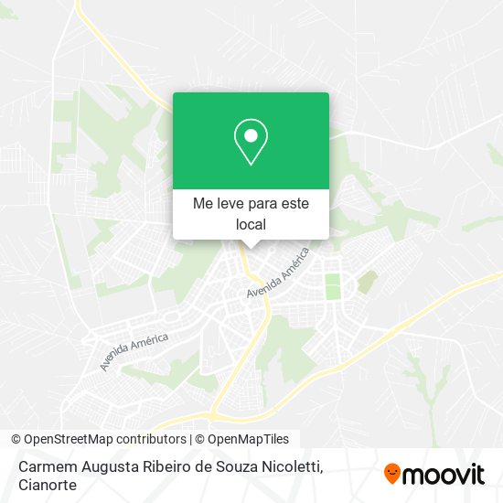 Carmem Augusta Ribeiro de Souza Nicoletti mapa