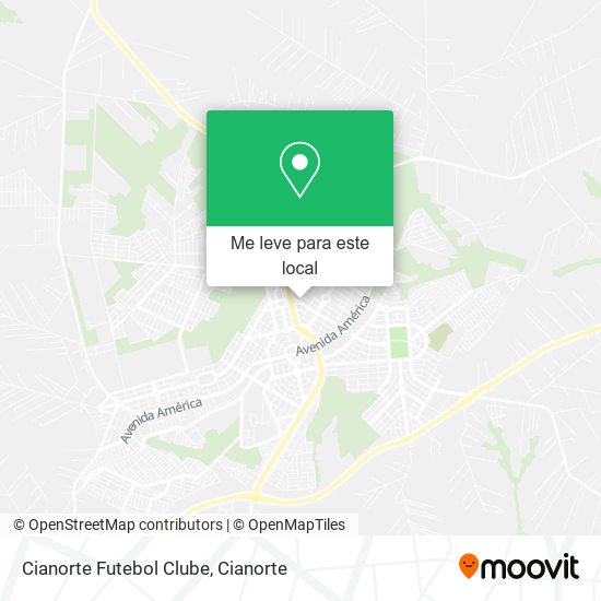 Cianorte Futebol Clube mapa