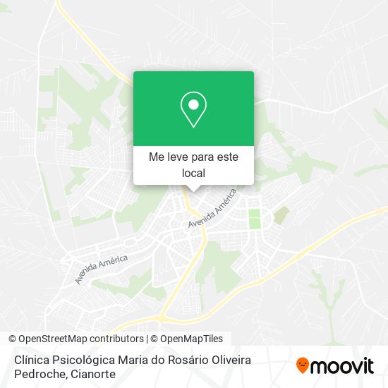 Clínica Psicológica Maria do Rosário Oliveira Pedroche mapa