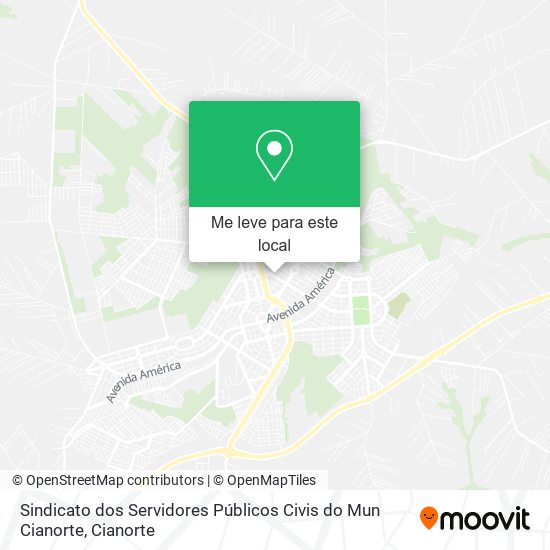 Sindicato dos Servidores Públicos Civis do Mun Cianorte mapa