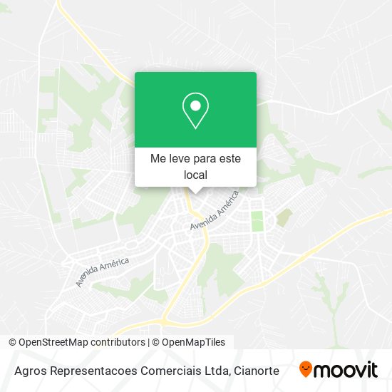 Agros Representacoes Comerciais Ltda mapa
