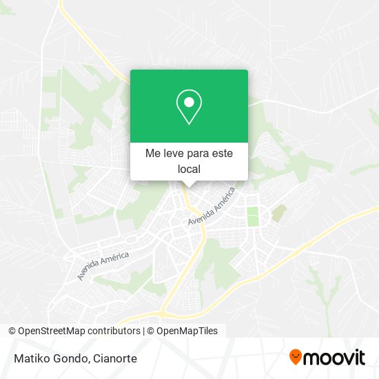 Matiko Gondo mapa