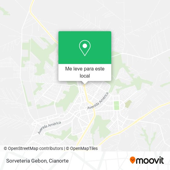 Sorveteria Gebon mapa