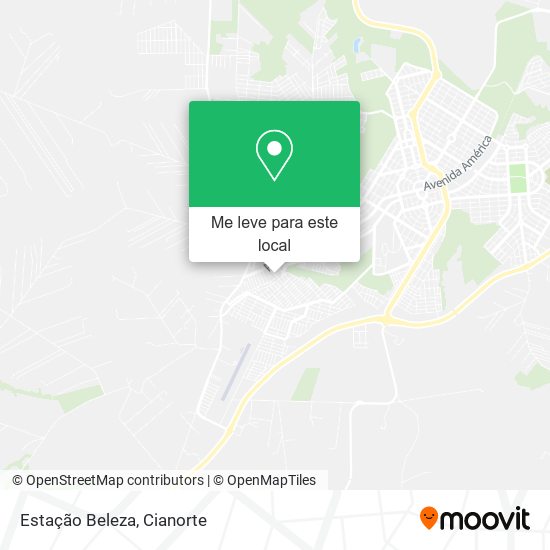 Estação Beleza mapa