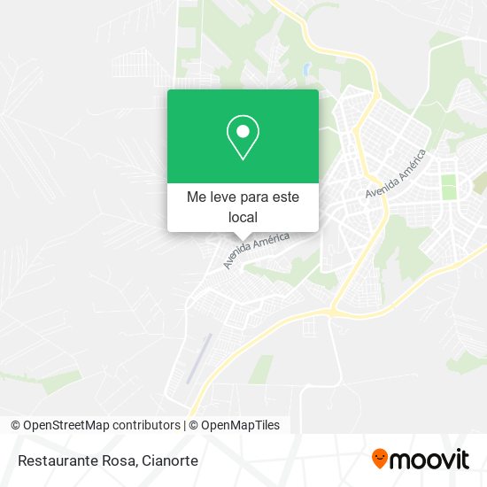 Restaurante Rosa mapa