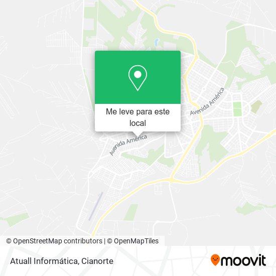 Atuall Informática mapa
