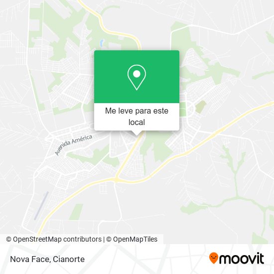 Nova Face mapa