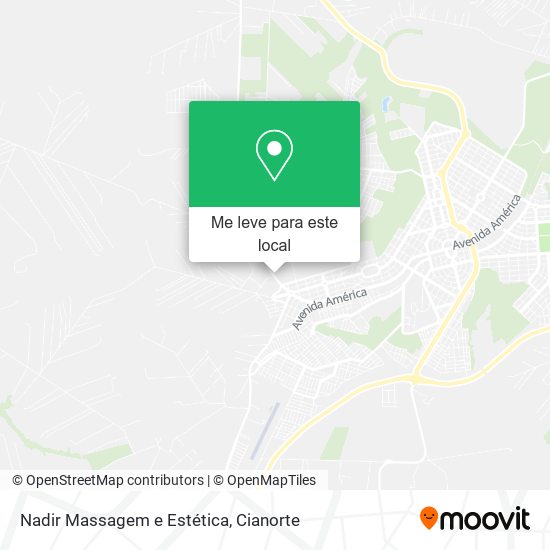 Nadir Massagem e Estética mapa